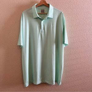Callaway Opti Dri Light Green and White Golf Polo Shirt Size XL